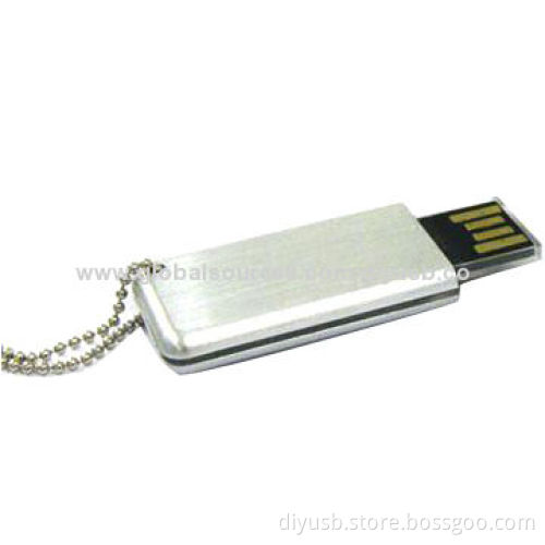 USB Flash Drive with 64MB to 32GB Memory Capacity, USB2.0 Interface and 10-year Data Retention